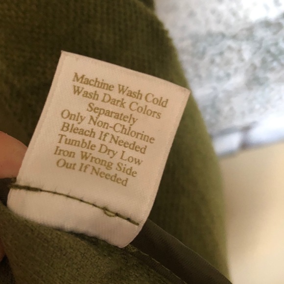 Caslon Nordstrom Long Green Coat Size M - Picture 7 of 8